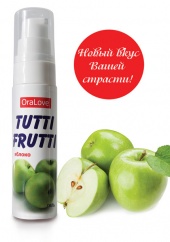 Вкусный оральный гель на фруктозе Tutti-Frutti OraLove, яблоко 30г